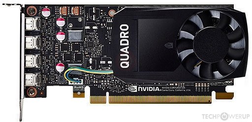 NVIDIA QUADRO P1000 4 GB GDDR5 128 bit