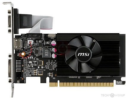 MSI G-FORCE GT 710 2GB 2GD3H 64-bit