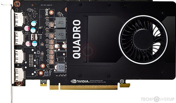 NVIDIA QUADRO P2000 5 GB GDDR5 160 bit
